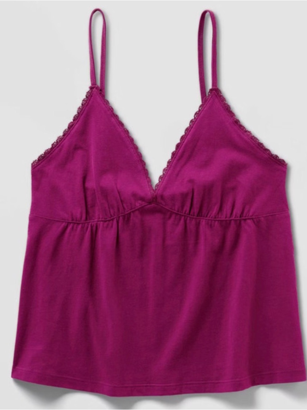 wild fable Magenta Lace-Trim Cami
